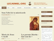 Tablet Screenshot of lecarmel.org